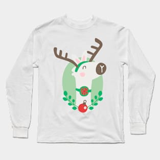 Christmas llama Long Sleeve T-Shirt